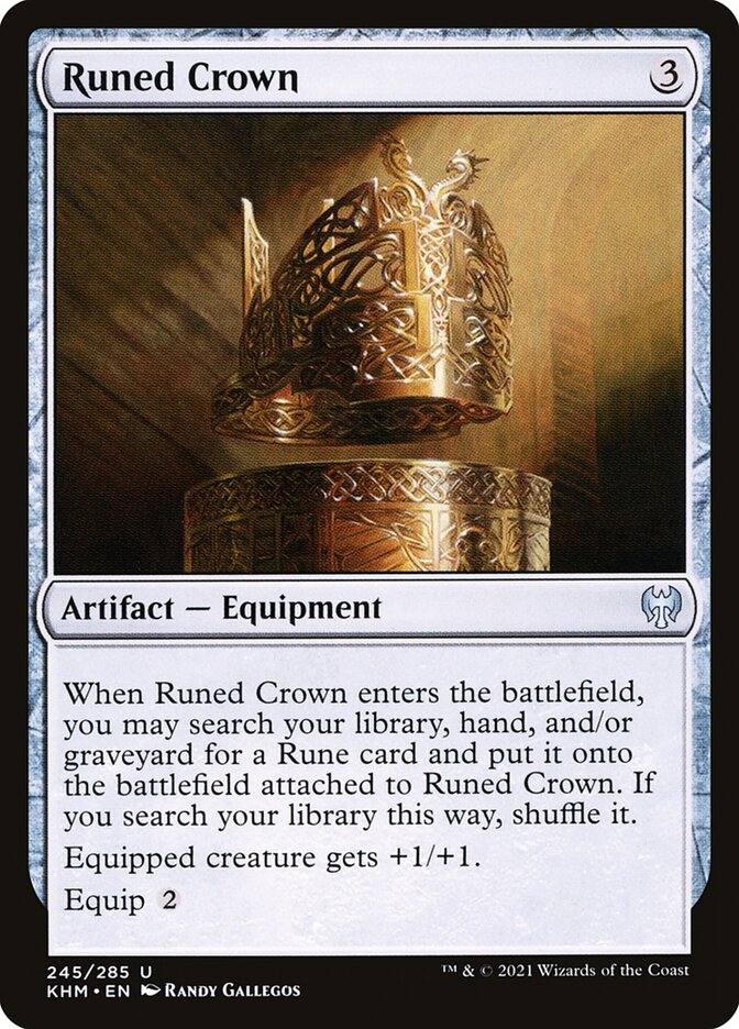 Runed Crown - Kaldheim (Uncommon) [KHM-245]