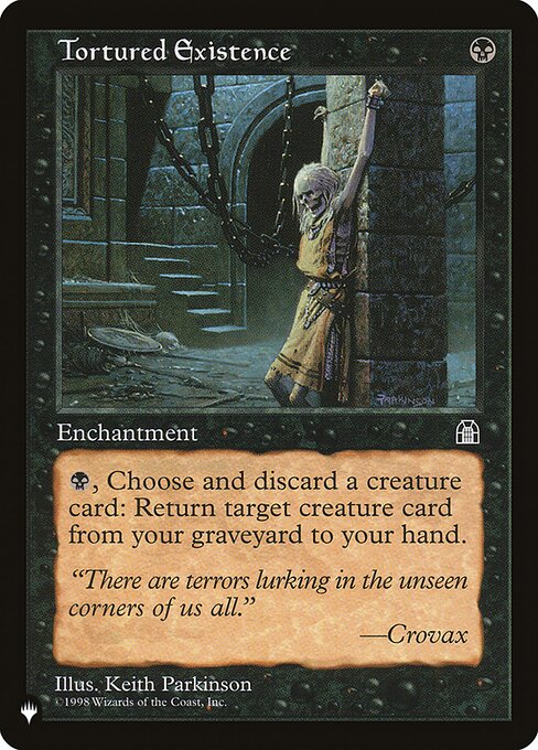 Tortured Existence – The List (PLST-STH-74) Magic: The Gathering card | LC-REM-20260804-15151540437324-1efe6c2f-eb19-4a34-925a-3b90d2dbe680