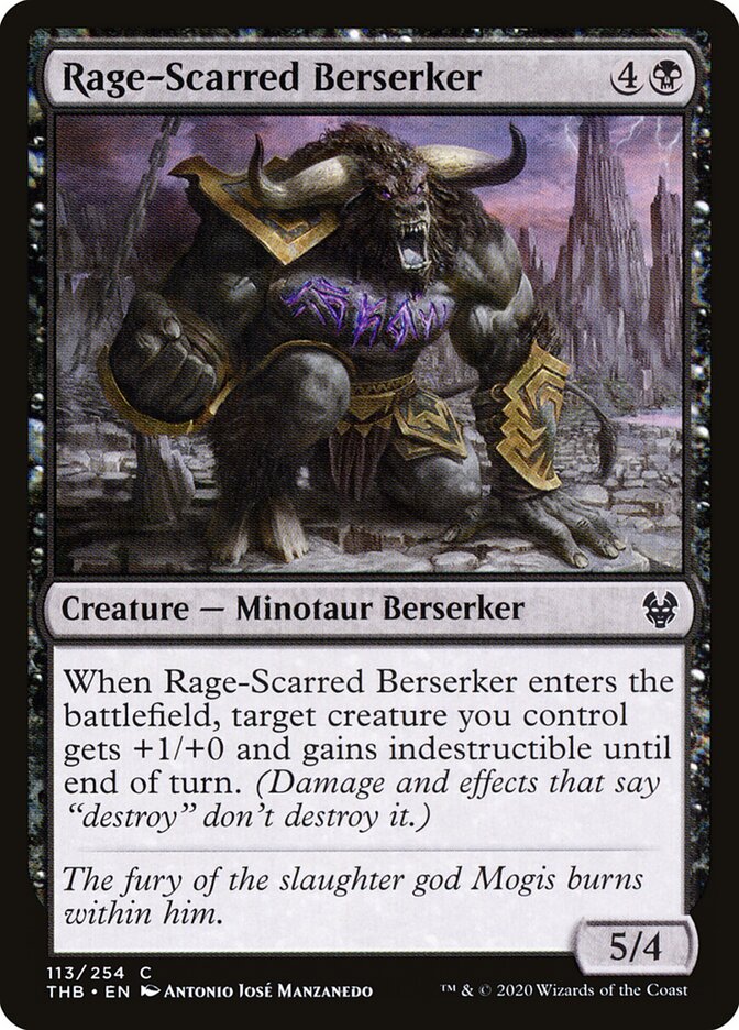 Rage-Scarred Berserker - Theros Beyond Death (Common) [THB-113]