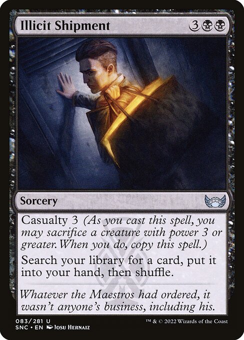Illicit Shipment – Streets of New Capenna (SNC-83) Magic: The Gathering card