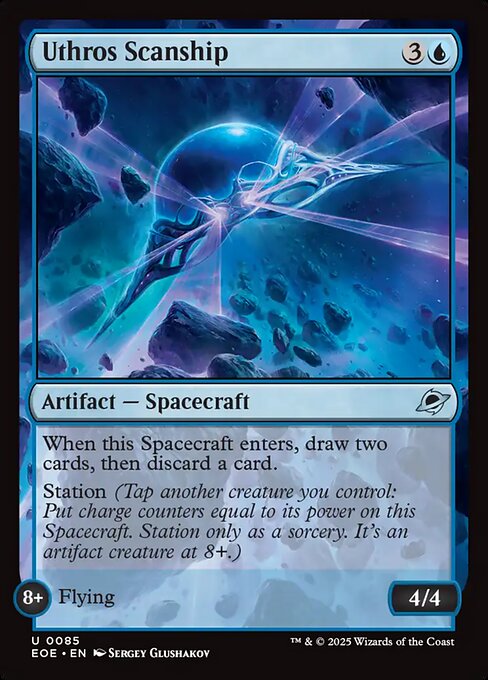 Uthros Scanship – Edge of Eternities (EOE-85) Magic: The Gathering card | LC-REM-20260804-15523472081228-1f93887f-35c5-472f-83d0-54227b3bd1d2