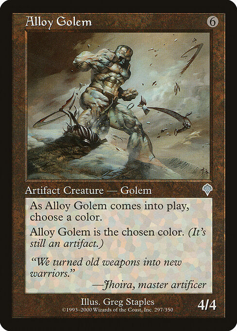 Alloy Golem – Invasion (INV-297) Magic: The Gathering card | LC-REM-20260804-15520653902156-1fb6d6a1-9d71-405b-9c93-1a7f06c67abd Immagine principale del prodotto