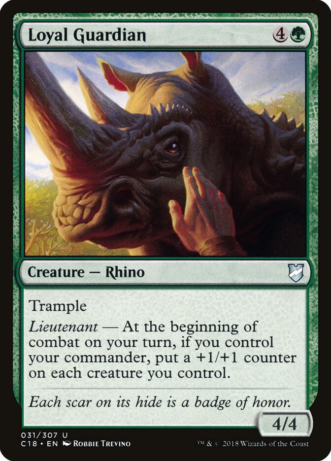 Loyal Guardian - Commander 2018 (Uncommon) [C18-31] Image principale du produit