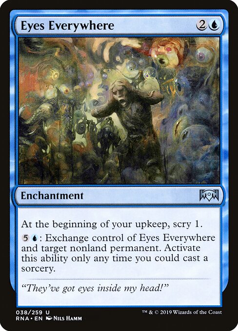 Eyes Everywhere – Ravnica Allegiance (RNA-38) Magic: The Gathering card