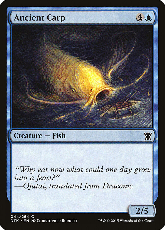 Ancient Carp - Dragons of Tarkir (Common) [DTK-44] Image principale du produit