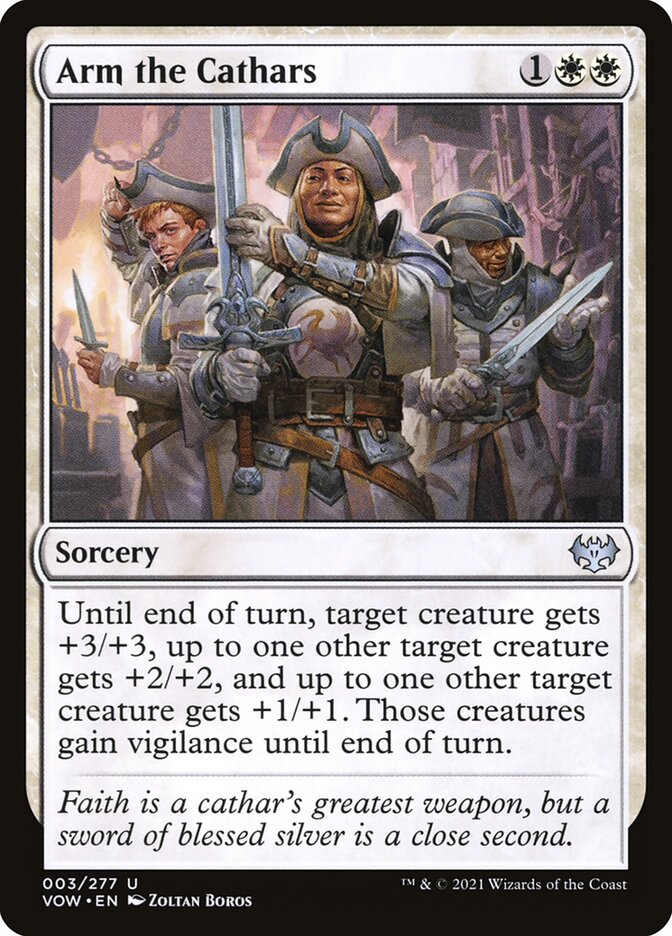 Arm the Cathars - Innistrad: Crimson Vow (Uncommon) [VOW-3] Main image