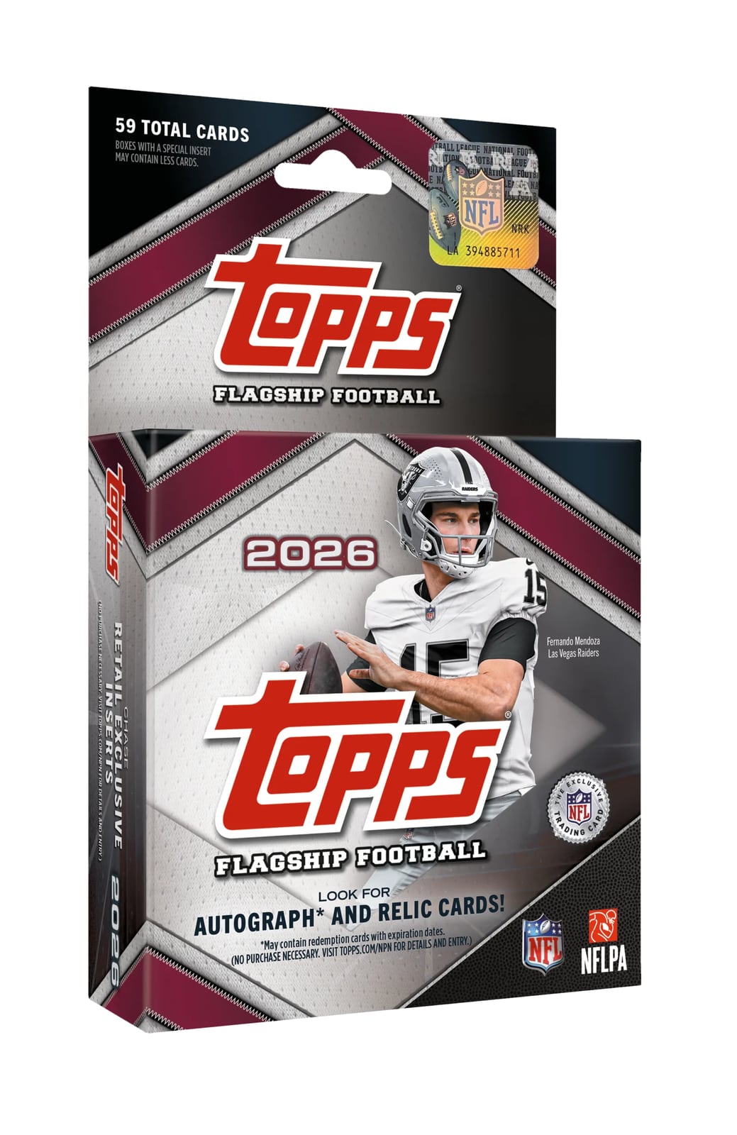 2026 Topps Flagship Football Hanger Box | Lichcards Immagine principale del prodotto