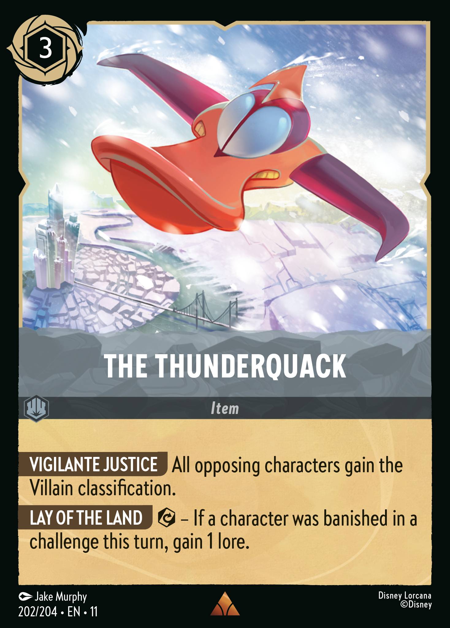 The Thunderquack — Winterspell (11WSP-202) Disney Lorcana card