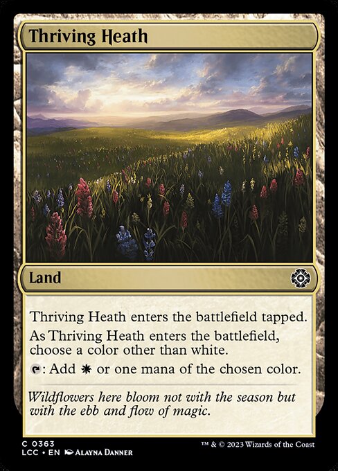 Thriving Heath – The Lost Caverns of Ixalan Commander (LCC-363) Magic: The Gathering card | LC-REM-20260804-15151735603532-20336c7d-efff-44ef-942b-24672cbb0c48 Main image