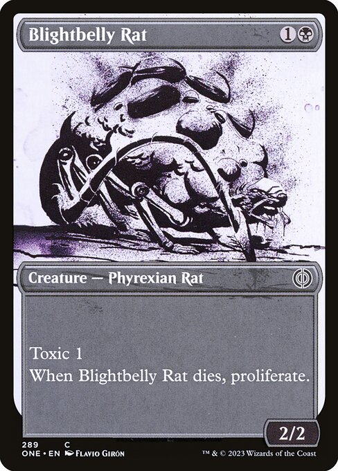 Blightbelly Rat – Phyrexia: All Will Be One (ONE-289) Magic: The Gathering card | LC-REM-20260804-15609158304076-20364e49-0948-411a-b58f-b0d12fedce43