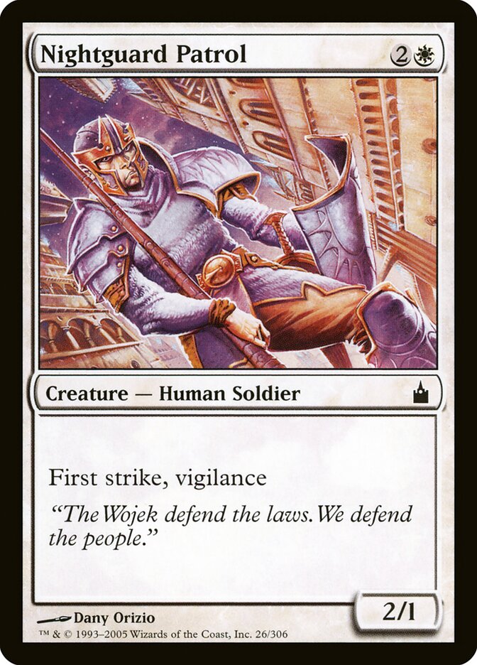 Nightguard Patrol - Ravnica: City of Guilds (Common) [RAV-26]