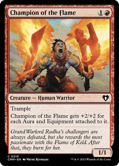 Champion of the Flame – Commander Masters (CMM-210) Magic: The Gathering card