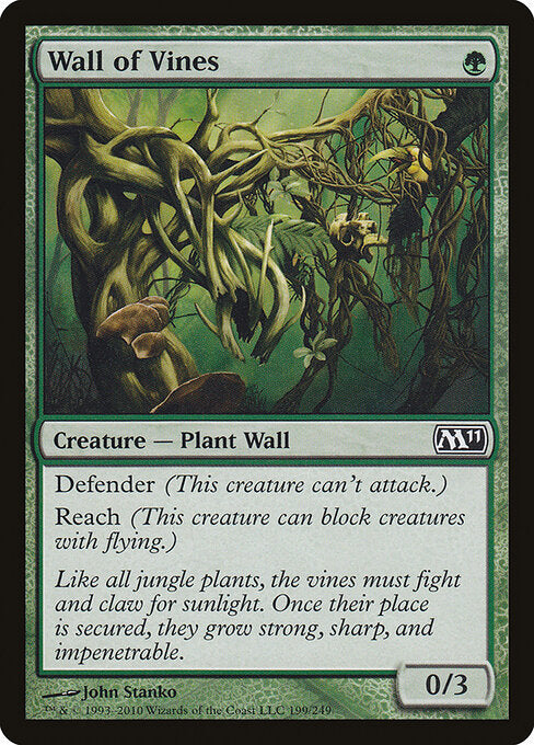 Wall of Vines – Magic 2011 (M11-199) Magic: The Gathering card | LC-REM-20260804-15151808643404-2050a168-870e-4c47-bc74-bc1c90dd7b3b Imagen principal del producto