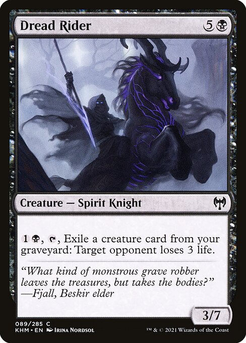Dread Rider – Kaldheim (KHM-89) Magic: The Gathering card