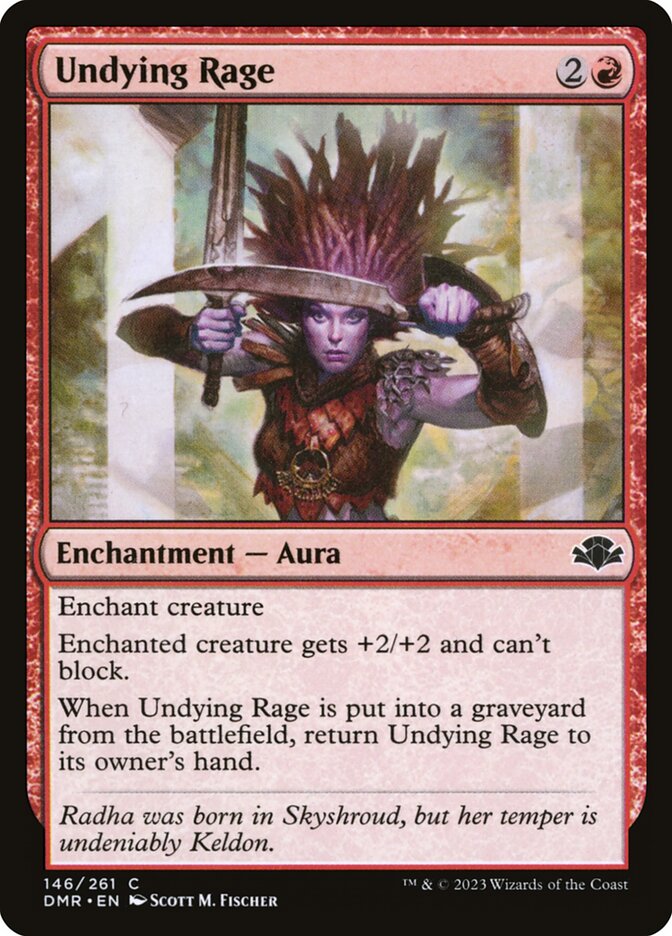 Undying Rage - Dominaria Remastered (Common) [DMR-146]