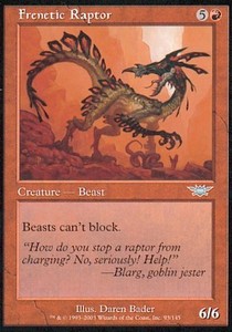 Frenetic Raptor - Legions (Uncommon) [LGN-93] Hover Image