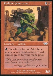 Goblin Clearcutter - Legions (Uncommon) [LGN-96] Hauptbild
