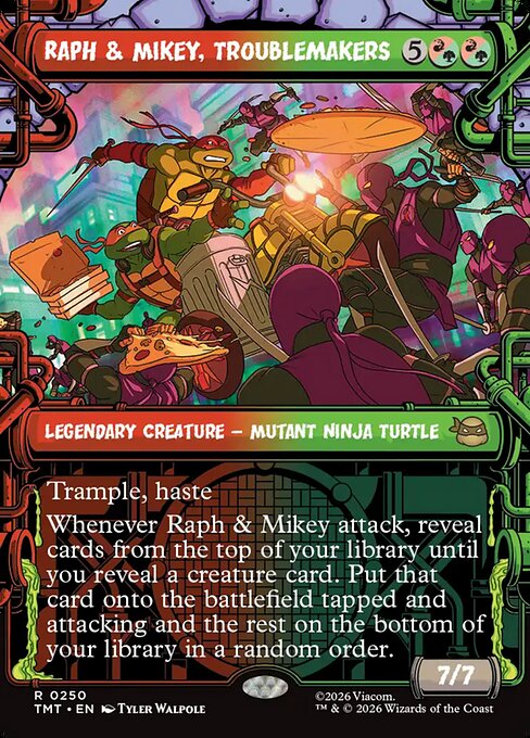 Raph & Mikey, Troublemakers – Teenage Mutant Ninja Turtles (TMT-250) Magic: The Gathering card | LC-REM-20260804-15634917818700-20882daf-a2ae-40ec-a363-8d564a2f3b2a