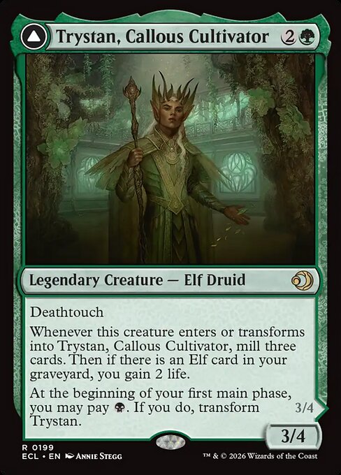 Trystan, Callous Cultivator // Trystan, Penitent Culler – Lorwyn Eclipsed (ECL-199) Magic: The Gathering card | LC-REM-20260804-15572342440268-2094f9b6-ce84-47d9-8819-81db14ba483f