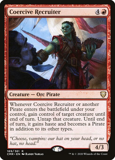 Coercive Recruiter – Commander Legends (CMR-169) Magic: The Gathering card