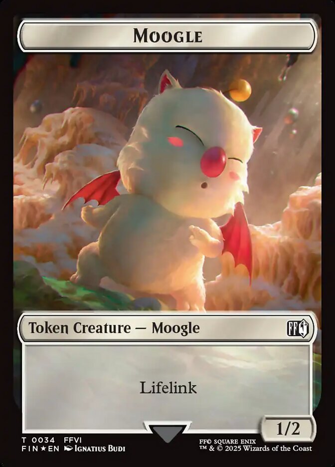 Magic-kaart Moogle Token // Zombie Token TFIN-34 uit Final Fantasy Tokens (Token) Immagine principale del prodotto