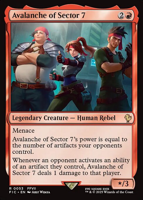 Avalanche of Sector 7 – Final Fantasy Commander (FIC-53) Magic: The Gathering card | LC-REM-20260804-15339521442124-20a87dbc-5deb-42ae-9097-806e9a27466f