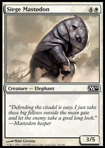 Siege Mastodon - Magic 2010 (Common) [M10-30] Imagen principal del producto