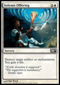 Solemn Offering - Magic 2010 (Common) [M10-33]