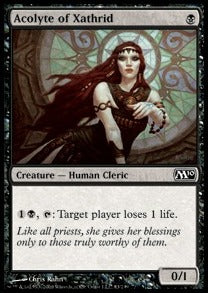 Acolyte of Xathrid - Magic 2010 (Common) [M10-83] Immagine principale del prodotto