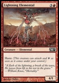 Lightning Elemental - Magic 2010 (Common) [M10-147] Main image