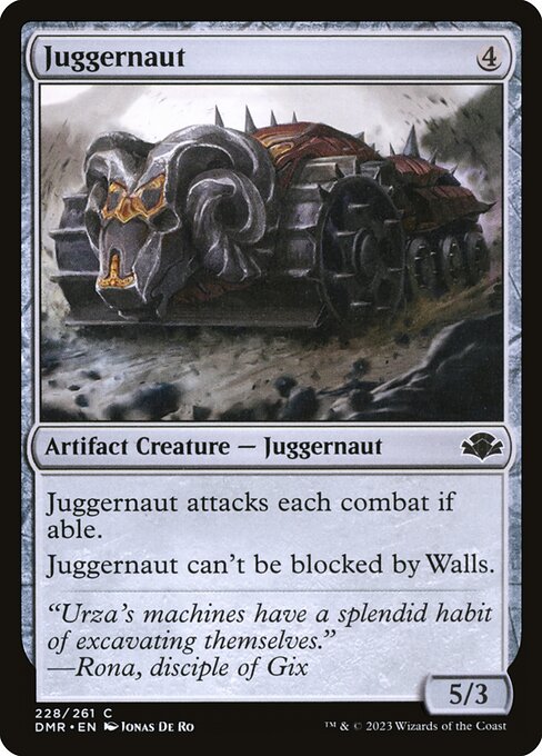 Juggernaut – Dominaria Remastered (DMR-228) Magic: The Gathering card