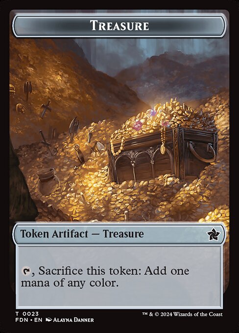 Treasure – Foundations Tokens (TFDN-23) Magic: The Gathering card | LC-REM-20260804-15339694915916-21210145-8edd-41f5-9a64-9f0b5be79864