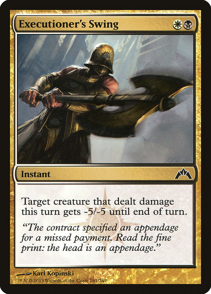 Executioner's Swing - Gatecrash (Common) [GTC-161]