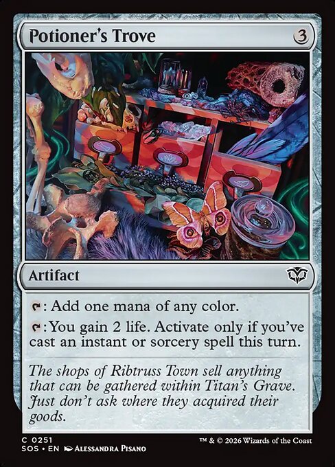 Potioner's Trove – Secrets of Strixhaven (SOS-251) Magic: The Gathering card Hauptbild
