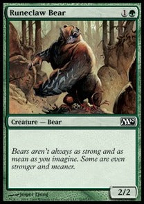 Runeclaw Bear - Magic 2010 (Common) [M10-203] Main image