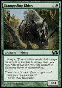 Stampeding Rhino - Magic 2010 (Common) [M10-204] Hover Image
