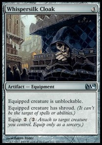 Whispersilk Cloak - Magic 2010 (Uncommon) [M10-221] Imagen principal del producto