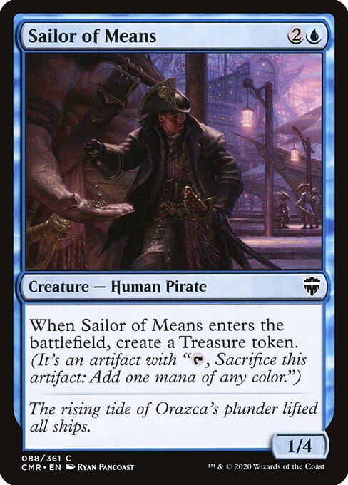 Sailor of Means – Commander Legends (CMR-88) Magic: The Gathering card