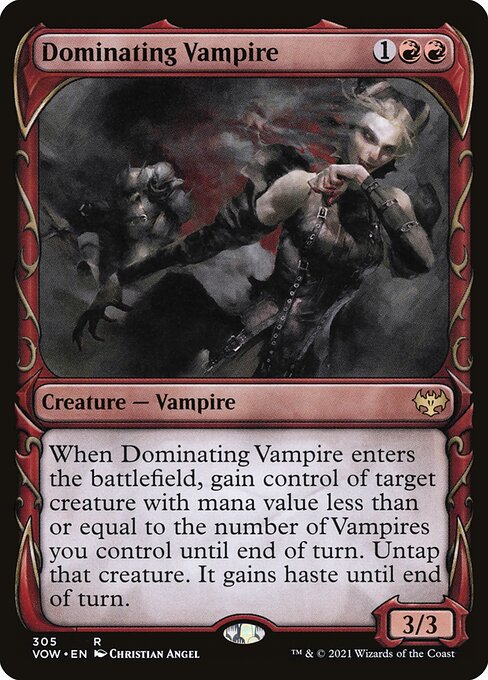 Dominating Vampire – Innistrad: Crimson Vow (VOW-305) Magic: The Gathering card | LC-REM-20260804-15150851785036-213112df-439b-454e-ade4-90e4176411c5