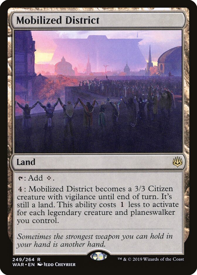 Mobilized District - War of the Spark (Rare) [WAR-249] Main image