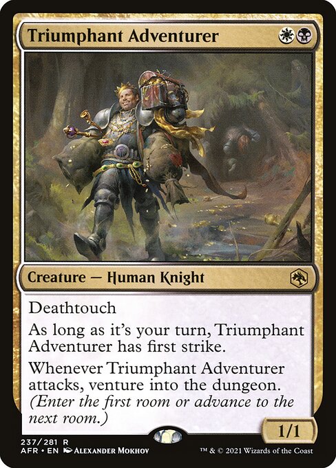 Triumphant Adventurer – Adventures in the Forgotten Realms (AFR-237) Magic: The Gathering card | LC-REM-20260804-15151677735244-214d3167-4eea-42a1-a464-ddff59843142 Image principale du produit