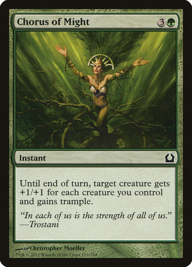 Chorus of Might - Return to Ravnica (Common) [RTR-119]