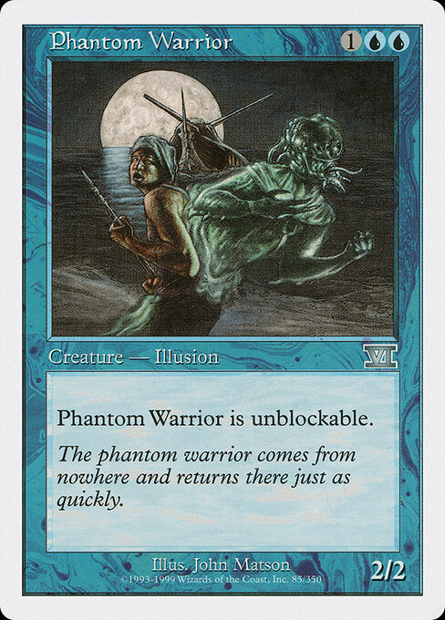 Phantom Warrior – Classic Sixth Edition (6ED-85) Magic: The Gathering card | LC-REM-20260804-15521970880844-215e560f-077b-4a4f-aba3-e5c8dab912fe Main image