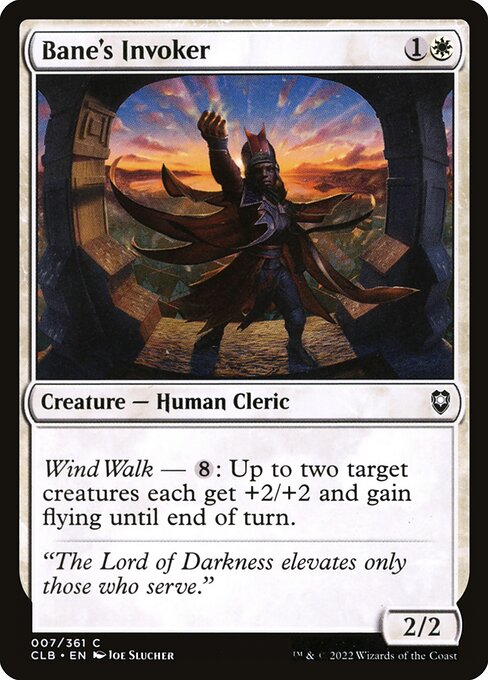 Bane's Invoker – Commander Legends: Battle for Baldur's Gate (CLB-7) Magic: The Gathering card Main image