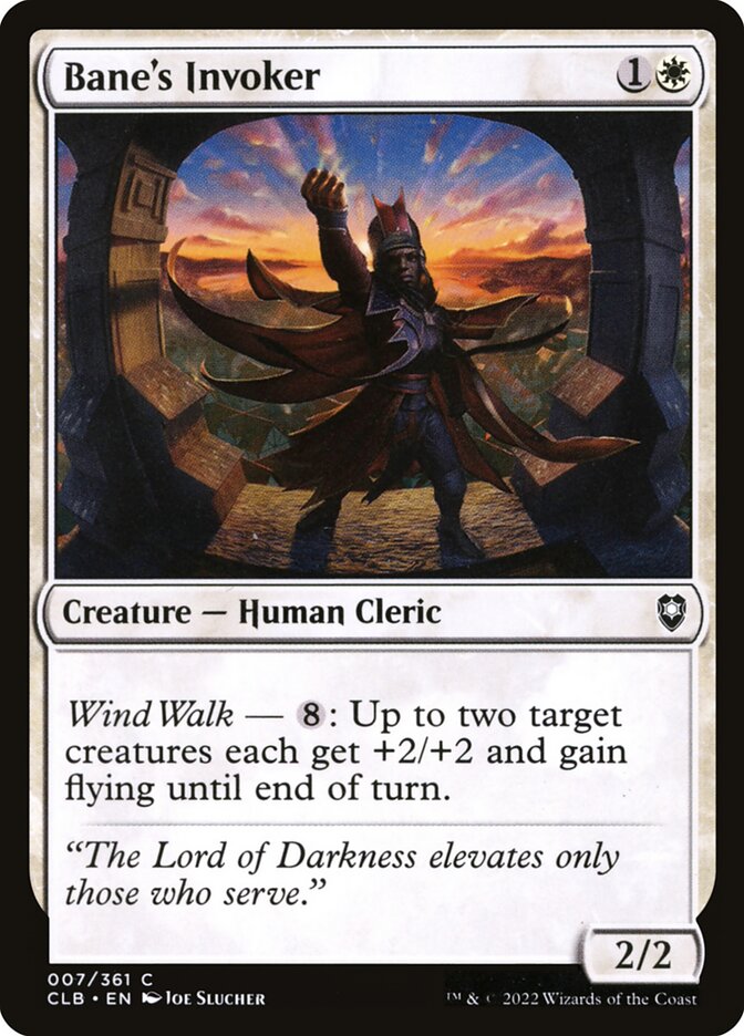 Bane's Invoker - Commander Legends: Battle for Baldur's Gate (Common) [CLB-7] Immagine principale del prodotto