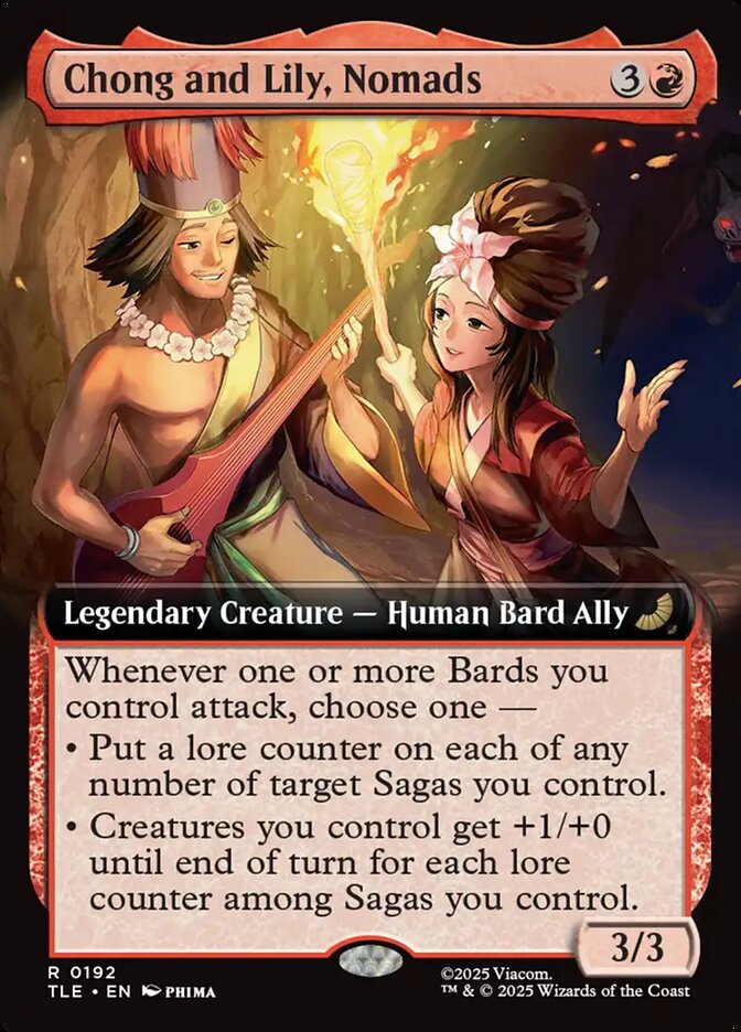 Magic-kaart Chong and Lily, Nomads TLE-192 uit Avatar: The Last Airbender Eternal (Rare)