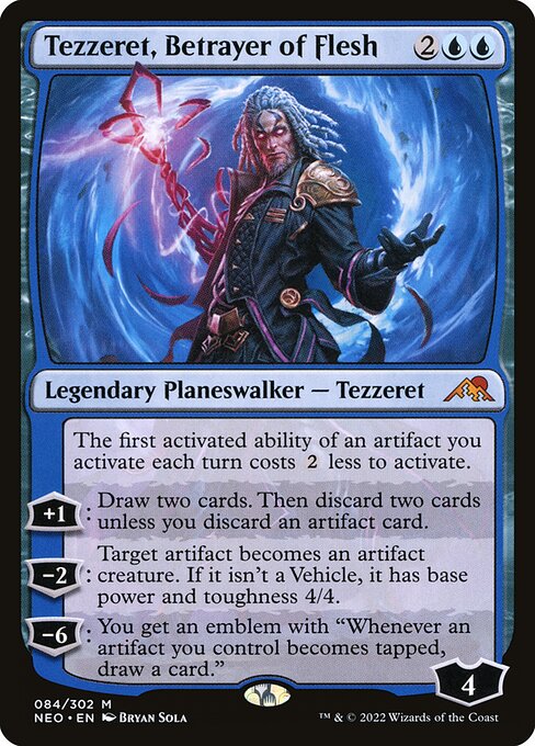 Tezzeret, Betrayer of Flesh – Kamigawa: Neon Dynasty (NEO-84) Magic: The Gathering card | LC-REM-20260804-15675713192268-2174d16e-4a78-4d27-b220-1086c40db83e Main image