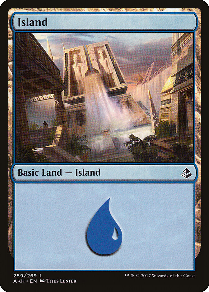 Island (V.3) - Amonkhet (Land) [AKH-259] Image principale du produit