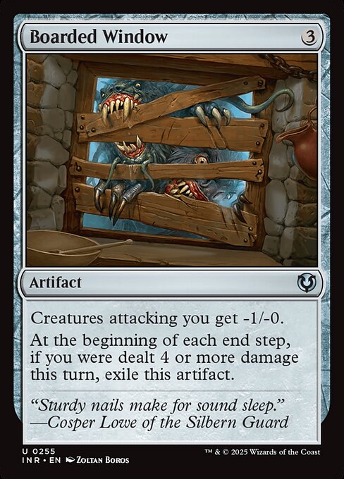 Boarded Window – Innistrad Remastered (INR-255) Magic: The Gathering card