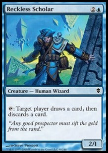 Reckless Scholar - Zendikar (Common) [ZEN-60] Immagine principale del prodotto